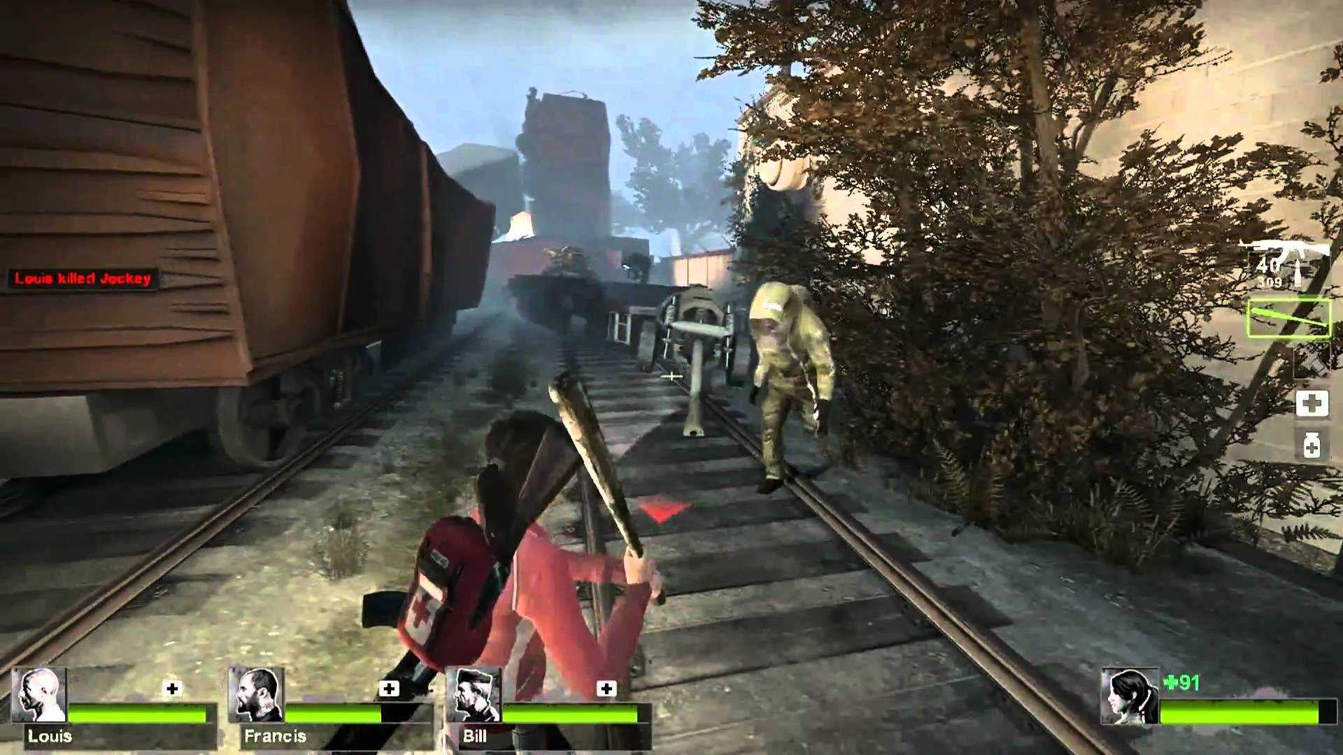 Карта для left 4 dead 2 со всеми оружиями и зомби