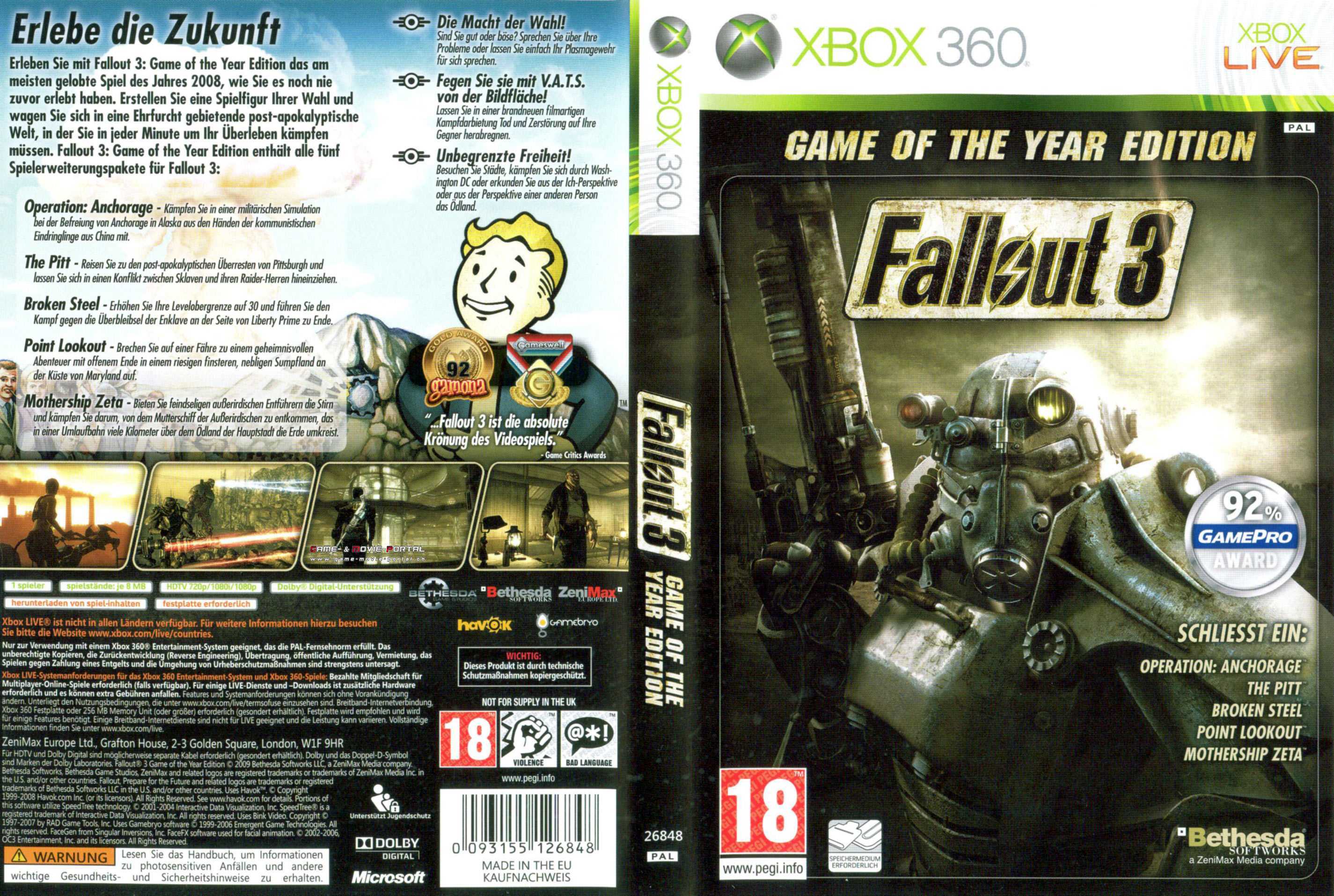 Fallout 3 game of the year edition не запускается в стиме фото 103