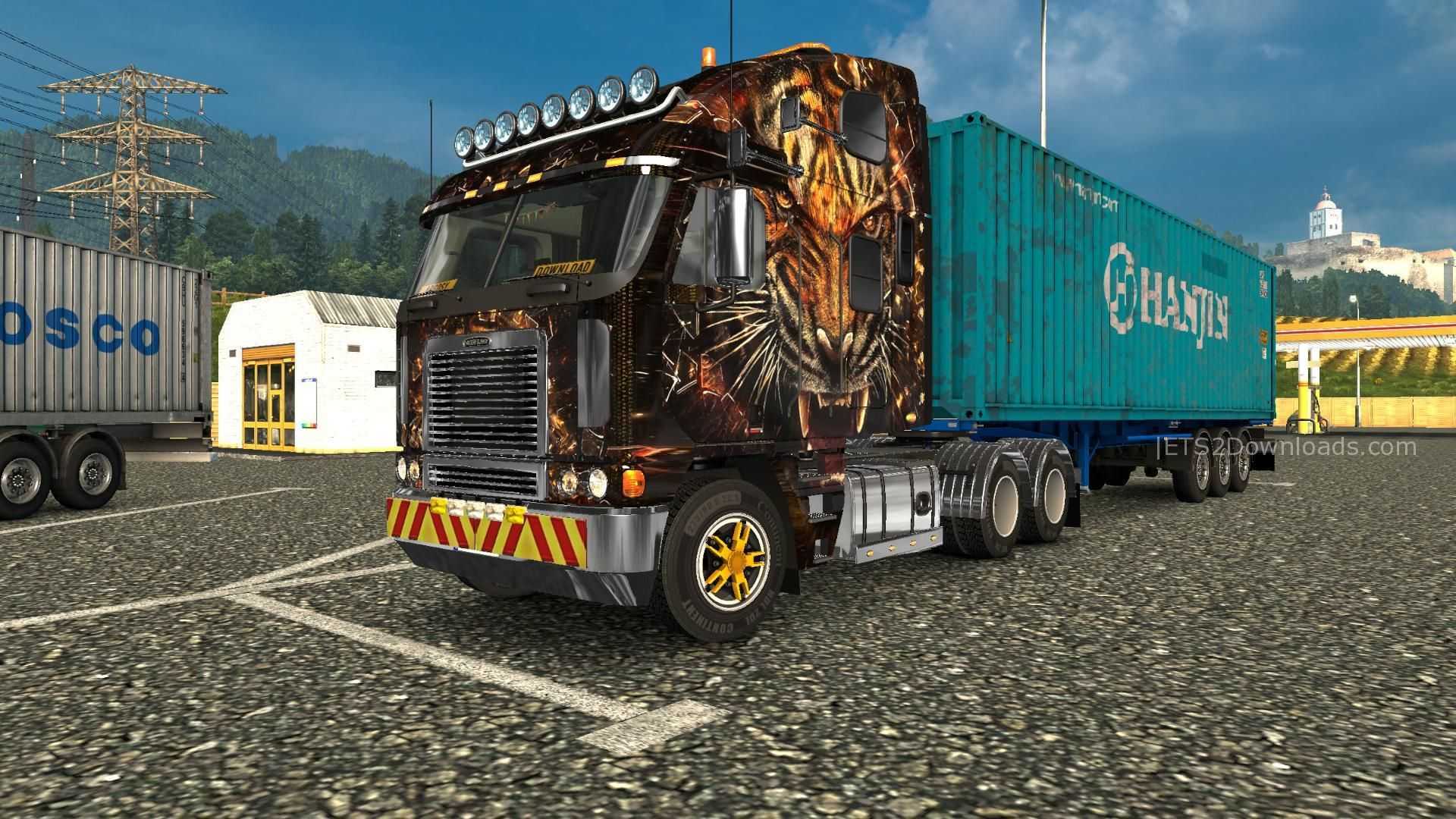 Моды 1.26. Евро Truck Simulator 2. Евро трак симулятор 1. Фредлайнер для етс 2. Мод freightliner Argosy.
