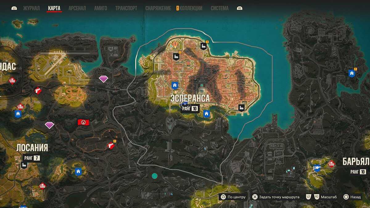 Far cry 6 интерактивная карта