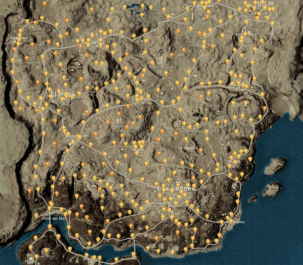 Новая карта "пустыня" в pubg: свежие скриншоты