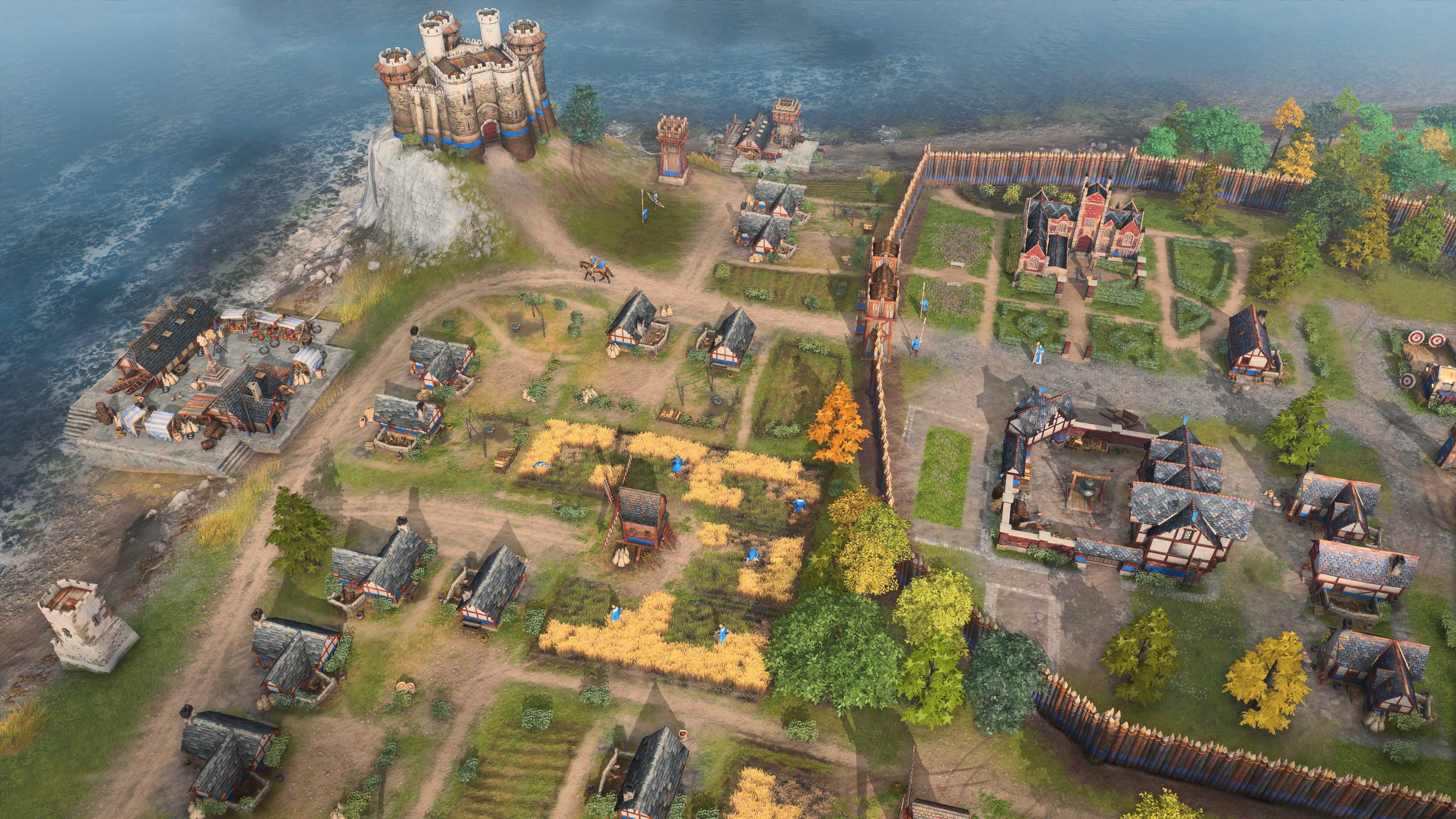 Игры новая империя. Age of Empires IV. Age of Empires 4 геймплей. AOE 4 Русь. Age of Empires 4 Скриншоты геймплей.