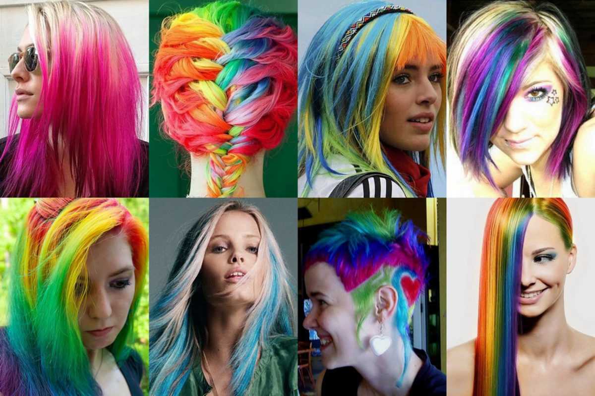 Какие цвета сочетаются при окрашивании волос